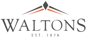 Logo of waltons business.